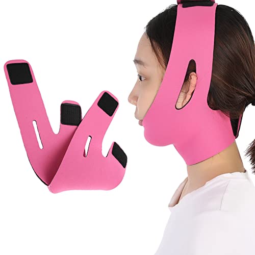 Face Lifting Belt, Face V Shaper Bandage, Double Chin Skin Relaxation Lift Up Belt, Breathable Face Lifting Belts, Chin Support Bandage for Skin Lifting Firming Anti Aging