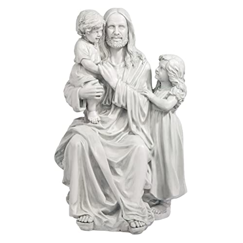 Design Toscano DB32131 He Loves The Little Children Indoor/Outdoor Religious Garden Statue thumb #3