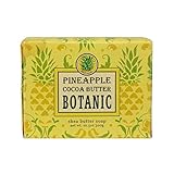 Greenwich Bay Trading Company Shea Butter Soaps with Essential Oils and Natural Extracts 10.5 ounce Block Soap Bar (Pineapple Cocoa Butter)