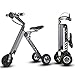 Elektro-Scooter Mini Faltbare Dreirad, Stoßdämpfung Komfort Elektrische Trike 3 Speed ​​Adjustment Geschwindigkeit/Volle Gebühr Kann Fahrt 25-30Km / Unisex,B
