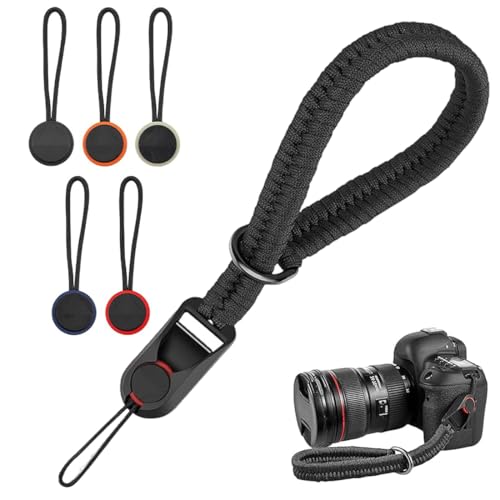 UIEXAY Sangle de Poignet pour Appareil Photo avec Boucle a Declenchement Rapide Dragonne Appareil Photo en Nylon pour DSLR ou Sans Miroir,sangle appareil photo