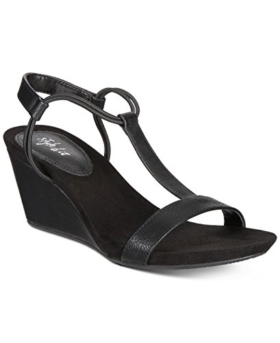 Image of Style & Co. Womens Mulanepwt Sequined Wedge Sandals