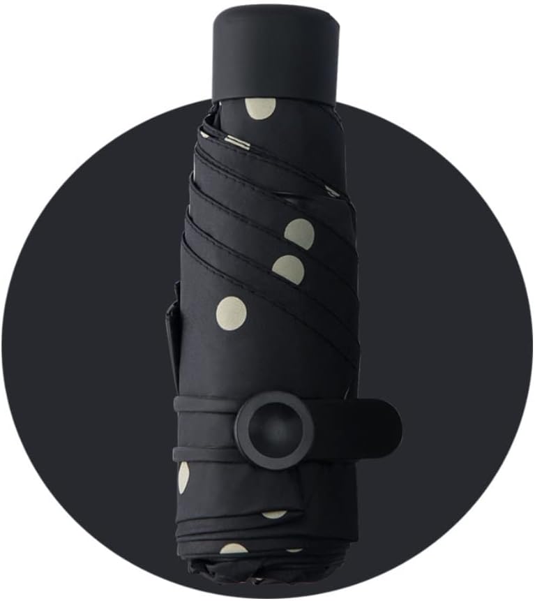 Portable Umbrella for Travel 180g Folding Lightweight Umbrella Portable Travel Women's Umbrella Windproof Umbrella Umbrella Outdoor(D)