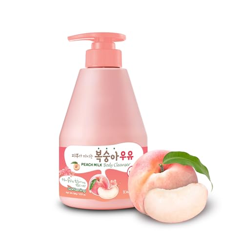 Kwailnara Peach Milk Body Wash (19.75 Fl Oz) – Korean Body Cleanser for Clear & Bright Skin | Milk...