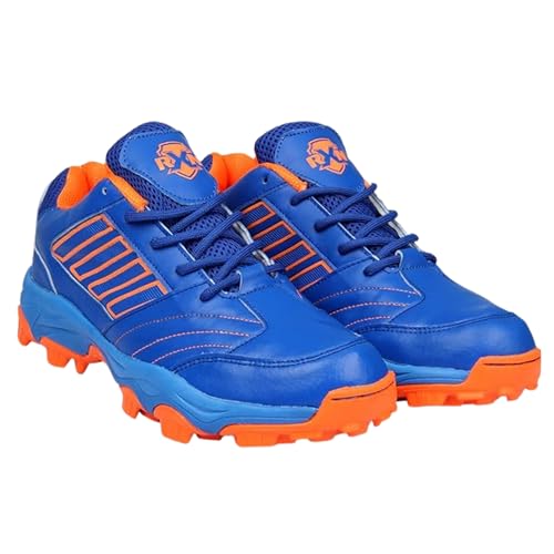 Image of RXN HS11 Hockey Shoes for Men (Blue, Size 9)