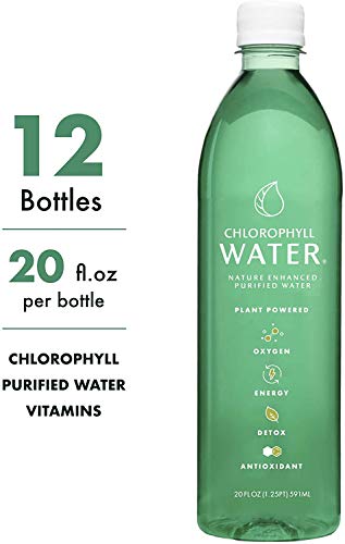 Chlorophyll Water: Plant Based Vitamin Water for Antioxidants, Detox, Immune Booster, Energy, Liquid