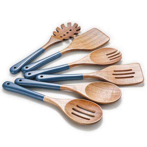 10 Best Plastic-Free Kitchen Tools Every Eco-Conscious Cook Needs 4 Wooden Cooking Spoons Set (6 PCS Acacia)