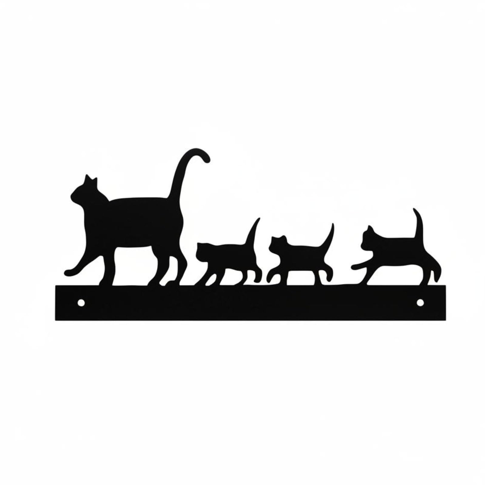 Silhouette de chat pour terrasse et entrée ambiance jardin poétique