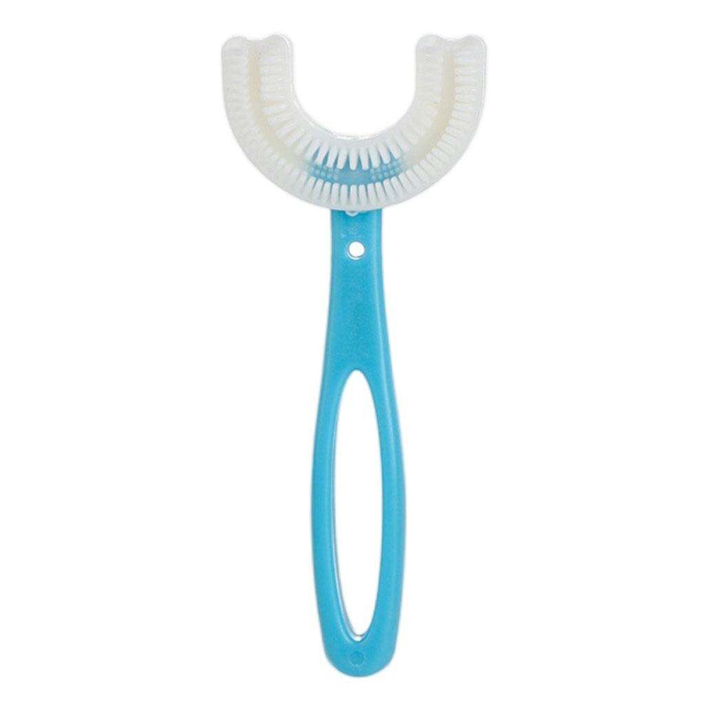 3xKids Teeth Cleaning Manual Brush U-Shape Oral Tooth Cleaning Blue 6-12 years | Health & Beauty | Oral Care | Electric Toothbrushes-image-19