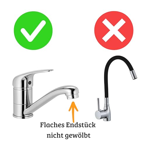 Wasserhahnanschluss für Wasserhahn ohne Gewinde