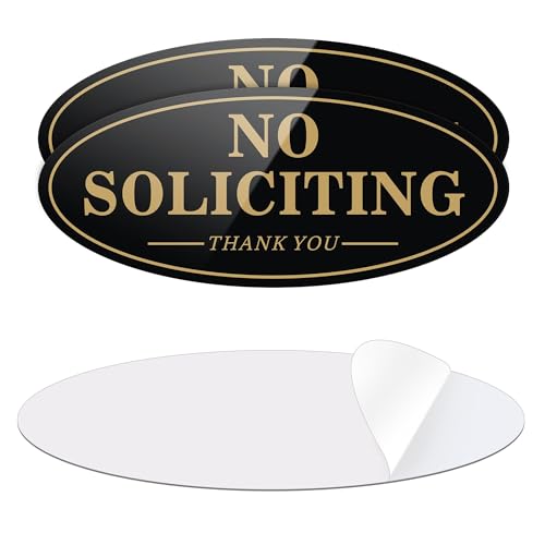 No Soliciting Sign, 7
