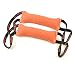 Bundle of 2 Orange French Linen Dog Tug Toys (3" X 10") 2 Handles Redline K9