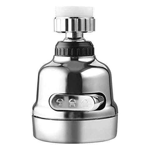 Kitchen Faucet Aerator - 360° Faucet Head for Kitchen Sink Faucet Head Replacement Kitchen Sink Aerators - Water Saving Shower Head for Kitchen (360° Sink Nozzle) Cover
