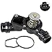 BOXI Thermostat Housing Kit Assembly with Sensor Gasket for BMW E46 E39 X5 X3 Z3 Z4 325i 330i 525i 530i 11531437040