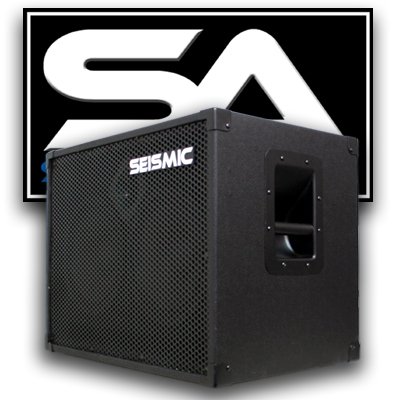 Seismic Audio 210 Bass Guitar Speaker Cabinet