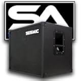 Seismic Audio - 210 Bass Guitar Speaker Cabinet with Horn and Volume Control PA DJ 200 Watts 2x10 PRO AUDIO