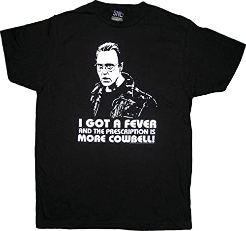 Photo de SNL Saturday Night Live Christopher Walken More Cowbell T-shirt Noir Taille L