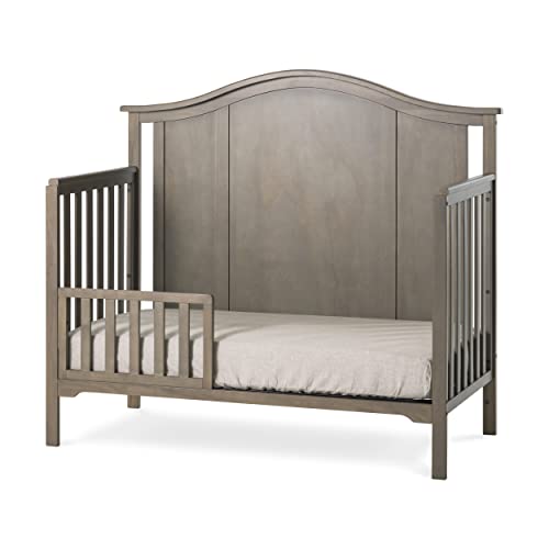 Child Craft Forever Eclectic Cottage Arch Top 4 In 1 Convertible Crib, Converts From Crib To Toddler Bed, Daybed And Full-Sized Bed, Fits Standard Crib Mattress (Dusty Heather Brown) #TOP2