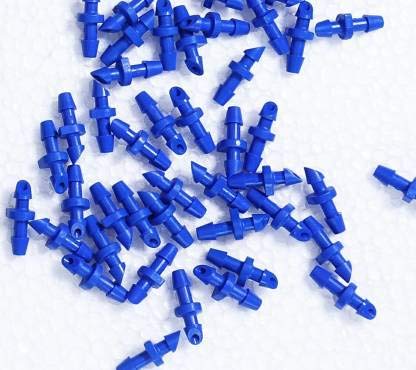 VASUDHA IRRIGATION 4 MM Connector Blue Color 100 PIC