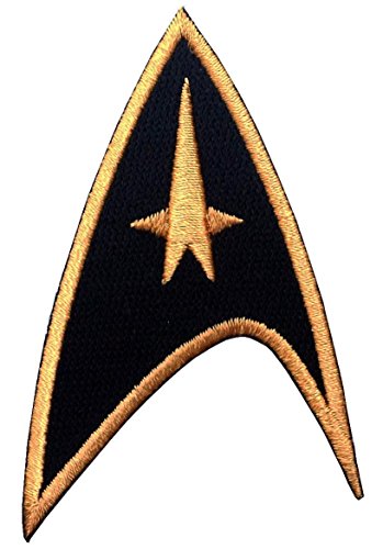 Black Star Trek Command Starfleet Uniform Cosplay Patch by Titan One