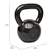 Amazon Basics Cast Iron Kettlebell, 45 Pounds, Black