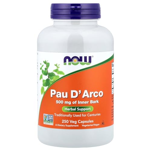 Now Foods Pau D Arco 500 mg 250 Capsules