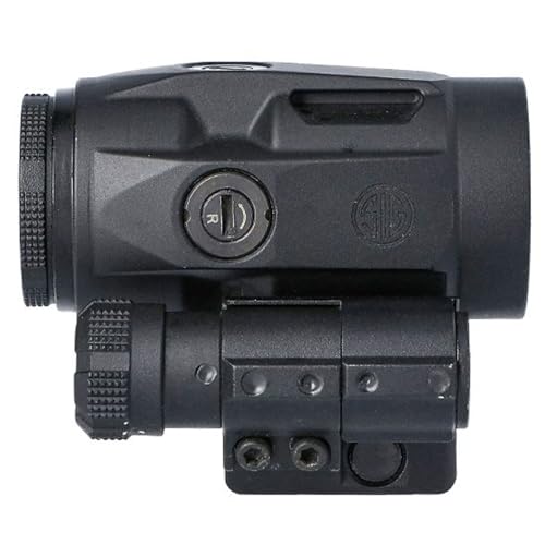 Sig Sauer Juliet3-Micro 3x22 mm Durable Ultra-Compact Lightweight Waterproof Fogproof Magnifier | Push-Button Mount with Spacers