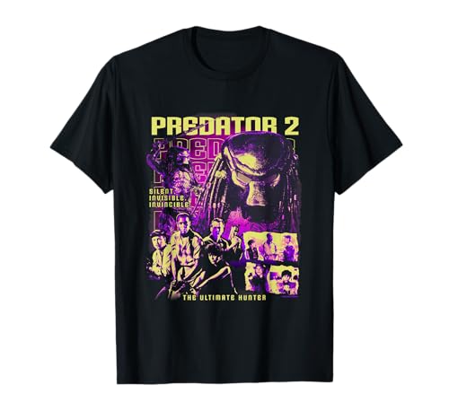 Predator 2 Silent Invisible Invincible Iconic Retro Poster T-Shirt