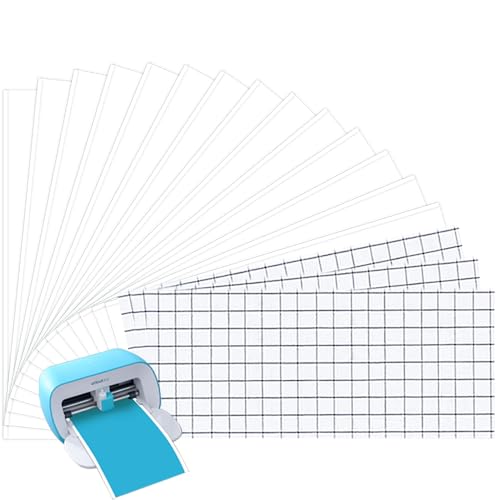 Image of Smart Adhesive Vinyl Permanent CRI-Cut Joy Film: 5.5 X 12 in (18 Packs) Craft Transfer Vinyl Film Plotter Set for Laptops, Phones, Walls
