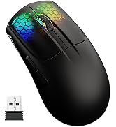 ATTACK SHARK X5 GPRO Superlight bezprzewodowa mysz do gier 49g, potrójna mysz bezprzewodowa Aerox - przewodowa/2,4...