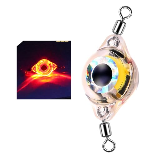 jojnsha Señuelos de pesca con luces LED, señuelos intermitentes, halibut intermitente, cucharas de pesca iluminadas