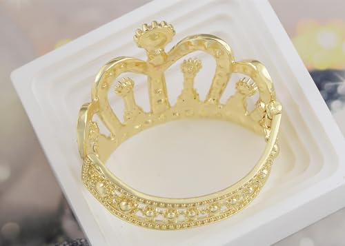 Image of Alilang Women's Sparkly Clear Crystal Rhinestones Crown Tiara Princess Cuff Bracelet