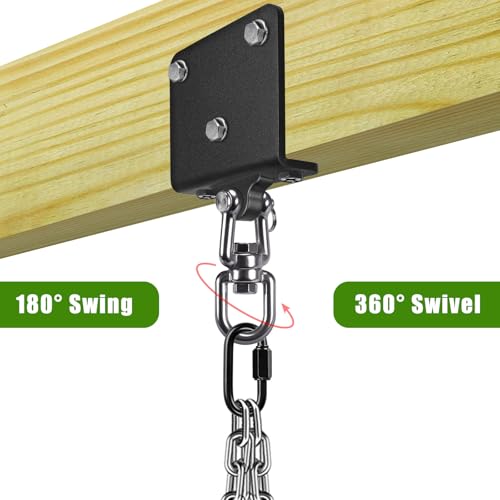 Image of BeneLabel Heavy Bag Hanger for Punching Bag Beam Mount Hardware 360 Rotation Boxing Bag Ceiling Mount I-Beam Hanger for Hanging Heavy Punching Bags Wall Hangers