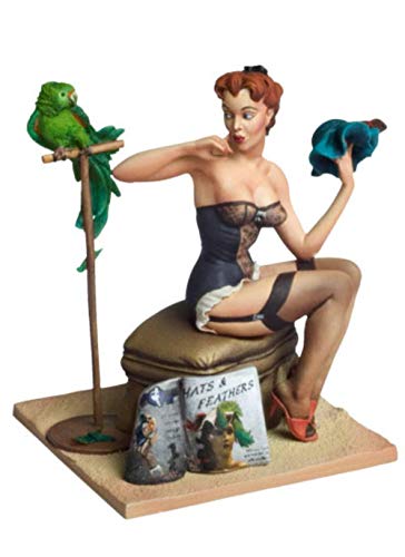 Kit modelo resin 1:22 figura fashion girl con base