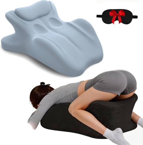 Pillow, 27° Angle Perfect Position Couples Pillows, Perfect Position Instantly Intimacy Pillows, Memory Foam Cushion for Intimacy Support & Back, Ideal for All Postures (Blue)-image-6