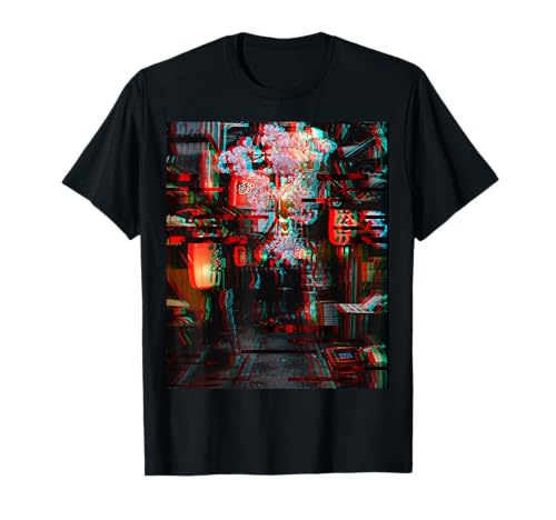 Vaporwave Glitch Aesthetic Style Japan Tokio Meme Kyoto T-Shirt