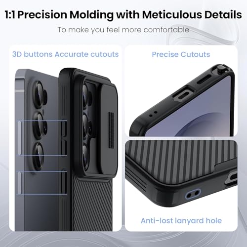 Image of Nilkin Classic Series Compatible for Samsung S26 Ultra Back Case with Camera Cover, [Camera Lens Protector] [Scratch-Resistant] [360 Full Protection] Shockproof Slim Phone Case - PC+TPU, (S26Ultra)