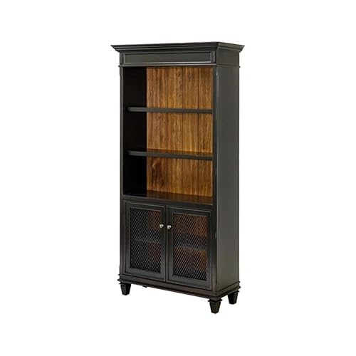 Hartford Library Bookcase, Brown - Fully Assembled