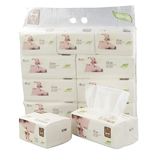 Cand Ultra Soft Facial Tissues, 4 Ply Tissues Packs, 800 Counts