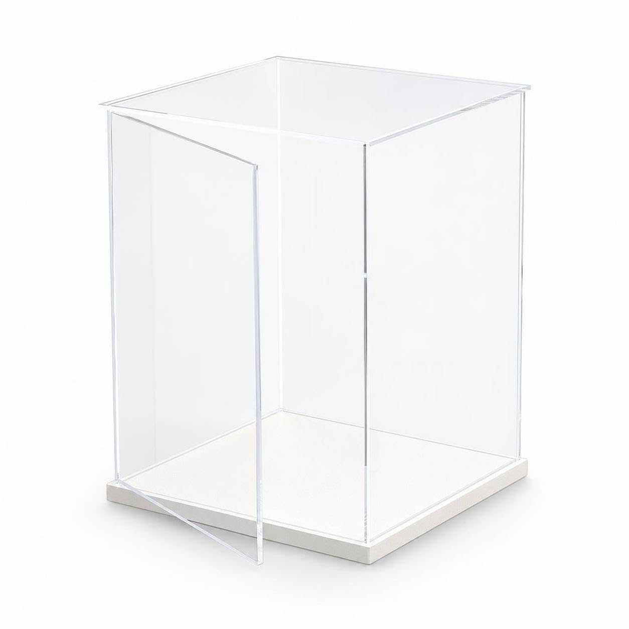 Espositore da Collezione in Acrilico con Antipolvere per Action Figure Modellini Auto E Mattoncini da Costruzione atta per Ripiano E Libreria , Lunghezza Larghezza 50x10cm , Altezza 10cm