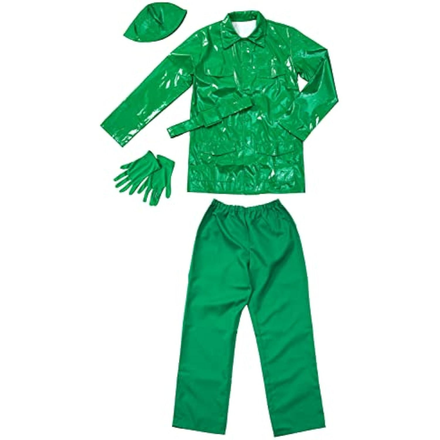 クリアストーン(Clearstone) コスプレ ハロウィン グリーンアーミー ユニセックス グリーン 詳細画像3