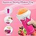 Tgosomt Slushie Maker Cups, Quick Magic Squeeze Slushy Cups, DIY Frozen Smoothies Cups, Juice Milk shake Yogurt Ice Cream Maker, Double Layers Cooling Cups, Cool Fun Gifts (Pink)