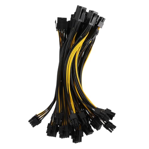 Cable de alimentación gráfica de alta resistencia térmica con adaptador de 10 piezas