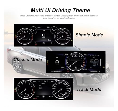 Pantalla HD de 12.3" para Nissan Qashqai y X-Trail que moderniza el cuadro analógico 5