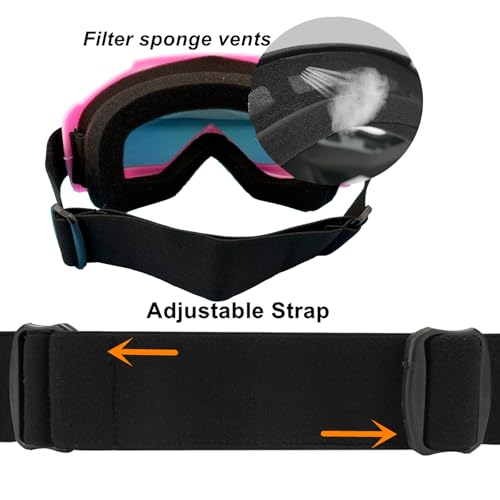 LJDJ Dirt Bike Goggles 2-Pack