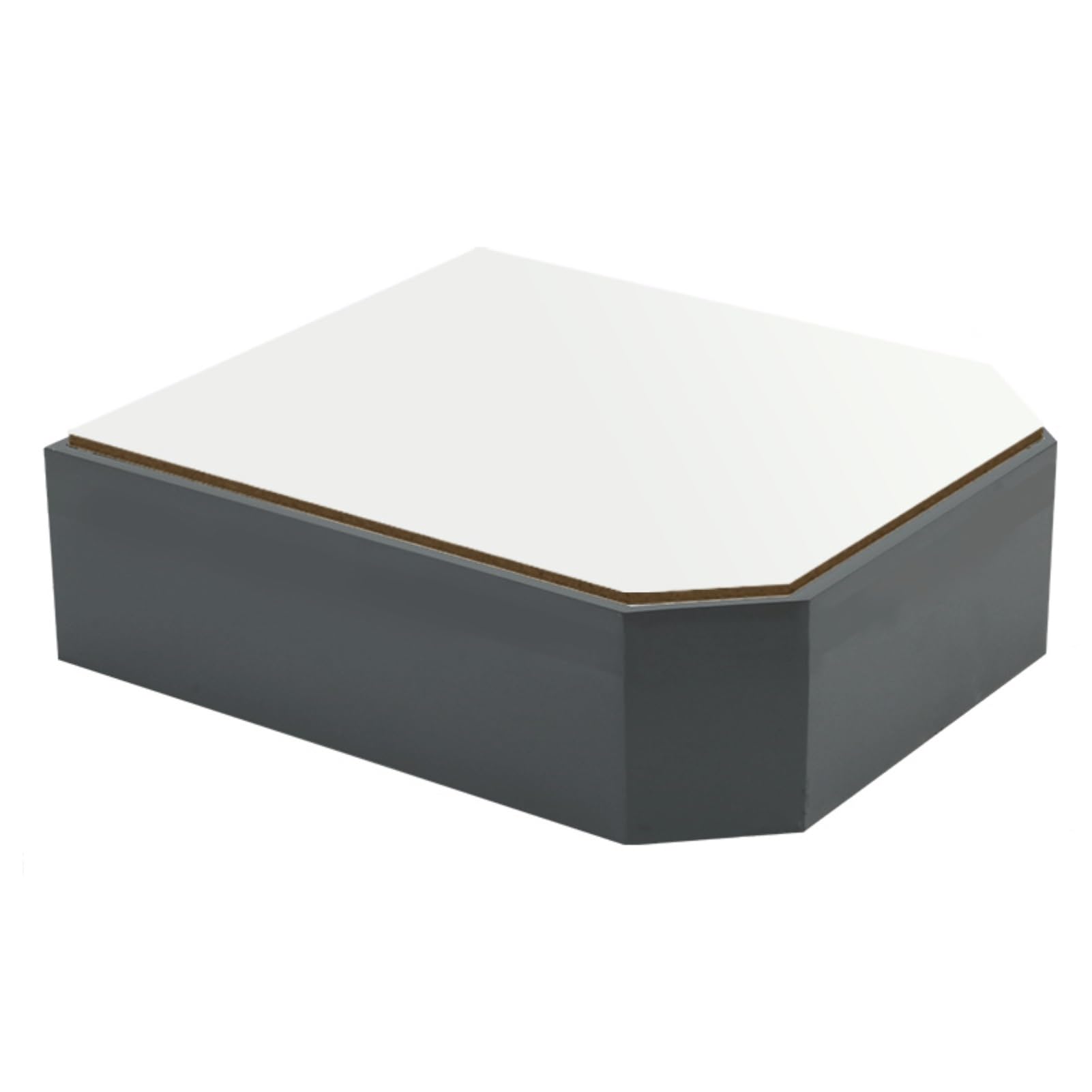 GOCHUSX Closestool Display Stand, Toilet Sample Display Platform, Multi-Function Bathroom Display Stand Applicable to All Toilets and Squat Toilet Stands(Gray)