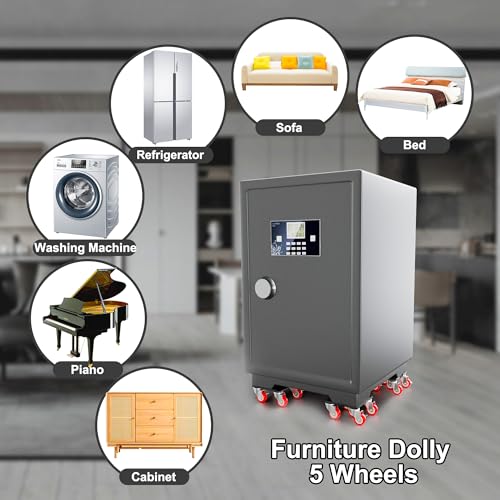 Qenovo GUNLUN Furniture Dolly Set 5 Wheels Heavy Duty thumb #5