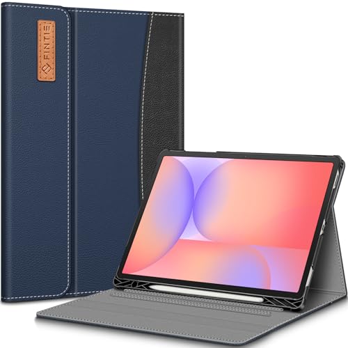 Housse Samsung Galaxy Tab S10 FE pour Travailler en Déplacement Étui Marine