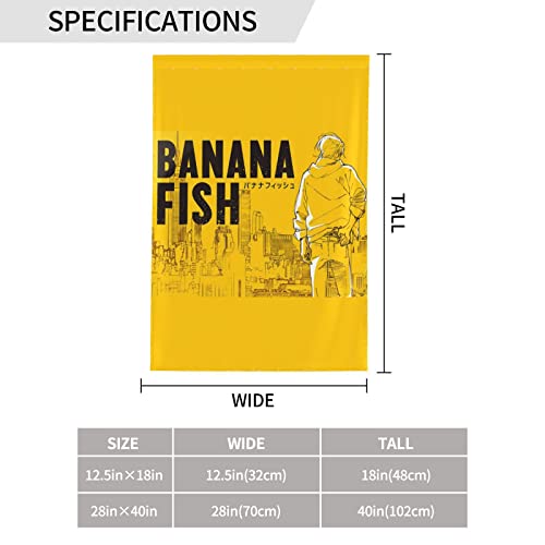 Anime Banana Fish Garden Flag Welcome Summer Vertical Double Sided Yard Flag Outdoor Decor Holiday Garden Flags For Outside Patio Porch Lawn 12.5"X18" #TOP7