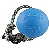 Jolly pets romp n roll rope and ball dog toy 6 inchesmedium blueberry model number 606 bb all breed sizes  urban country home decor